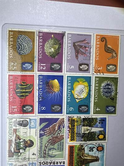 12.26邮票专场 巴巴多斯信销散票20枚