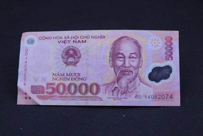 【淘币小摊】限时拍第八百二十一拍  纸币场  满百包邮可预留两周  周一统一发货  -  越南50000盾塑料钞【有折】