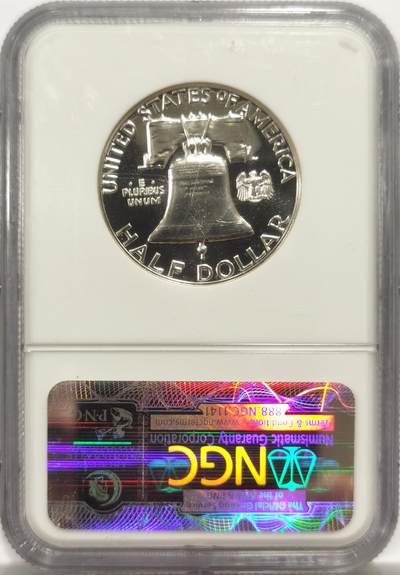 博洋堂世界钱币拍卖第150期（全场包邮） NGC PF67★ 美国1963年富兰克林半美元精制银币，带★极其少见，状态出众