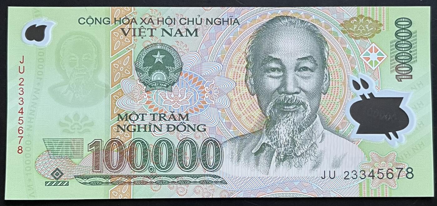 小福收藏拍卖第197期 裸钞场 本期有多张豹子号靓号 百慕大03年50元纪念钞百位号 马来亚和英属婆罗洲开国第一张纸币大冠女王 马来亚 41年1元英王乔六 法属太平洋10000法郎 捷克1000克朗纪念钞千位号  卢森堡 1000法郎  萨尔瓦多样钞 匈牙利 法罗群岛 危地马拉等多国精美纸币 越南 2023年 100000盾 顺子号345678 unc