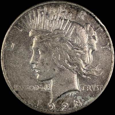 【雨安】【直播拍卖】【世界币章118期-裸币】2025-12-05 周五 19:30 保真 - [裸币各国] USA 美国 1美元  (1921-1935) 和平鸽 1923年