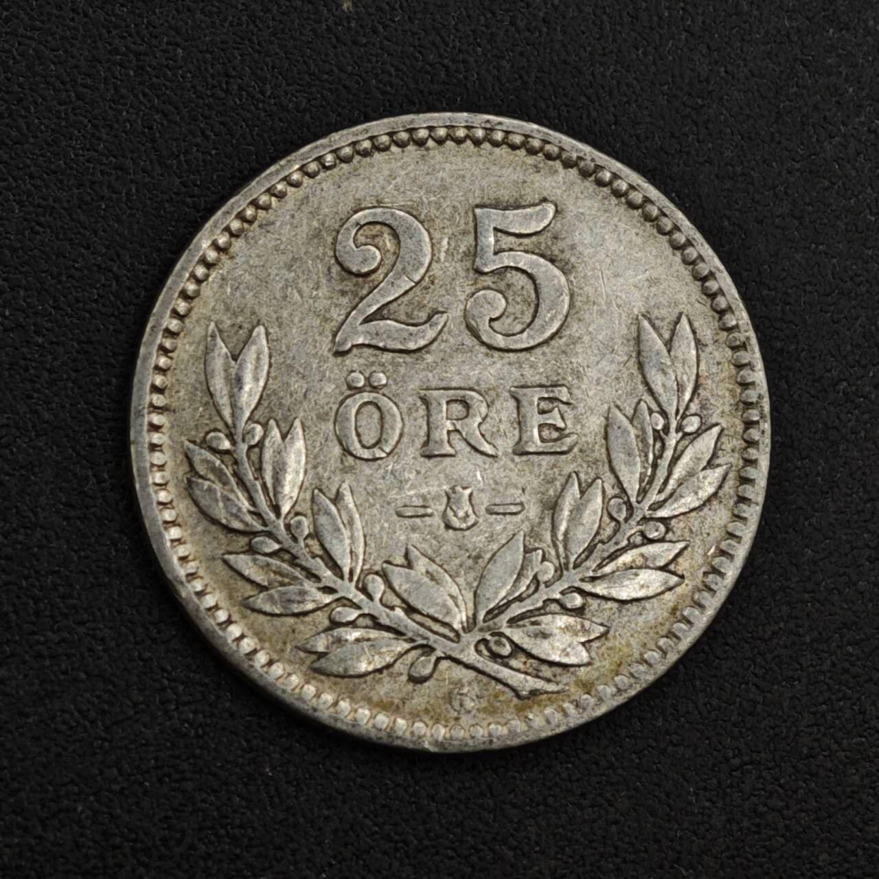 【淘币小摊】实时拍第八百一十八拍   散币小银币场   满百包邮可预留二周 每周一统一发货   瑞典1934年25欧尔银币