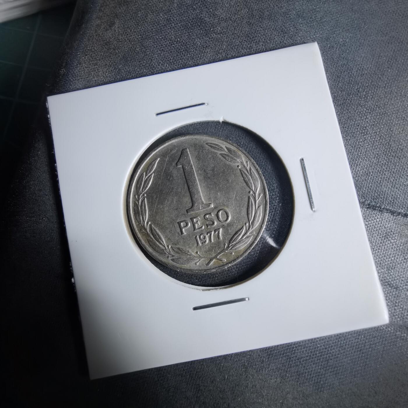 沼泽如烟--第921场 智利1977年1比索