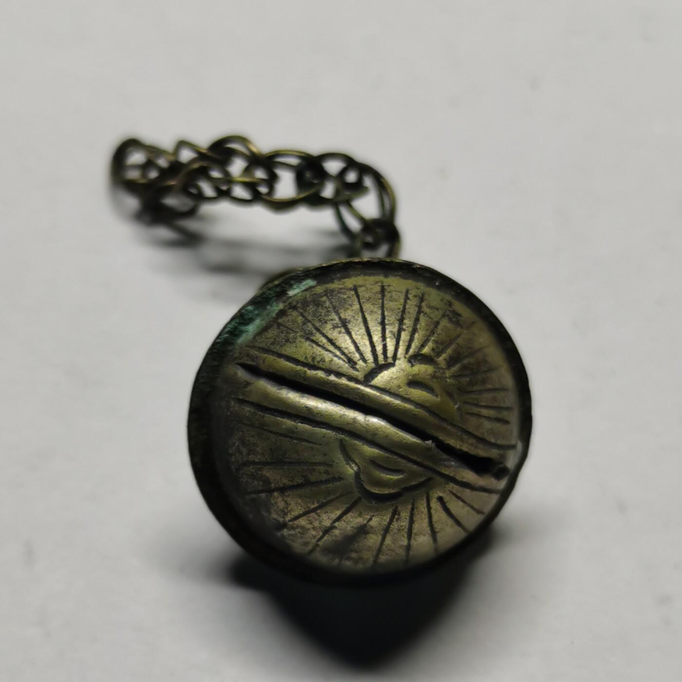 杂件专场86期 清代老银铃铛链