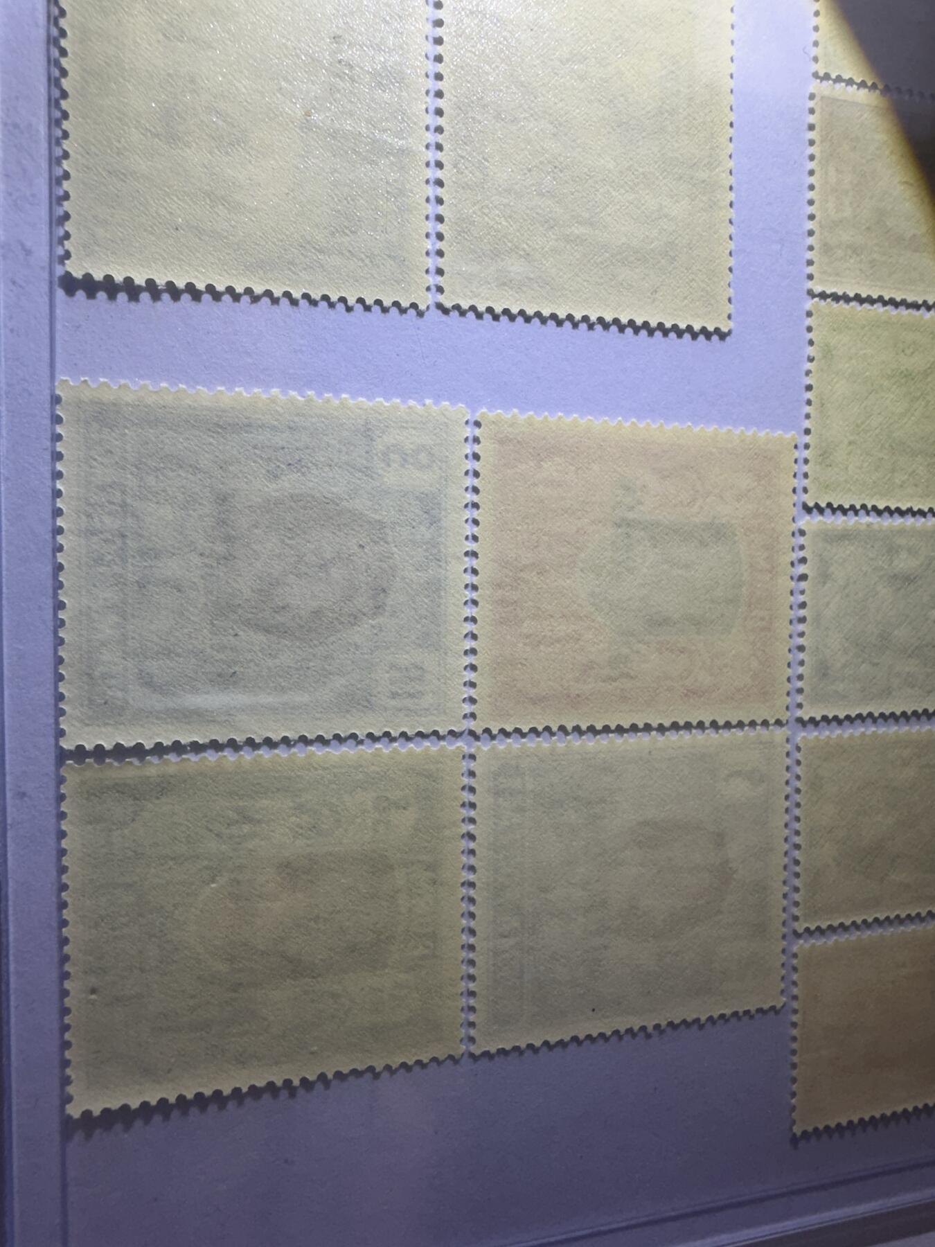 12.6邮票专场 英属缅甸 乔治六世 雕刻板复刻16枚