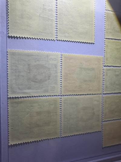 12.26邮票专场 英属缅甸 乔治六世 雕刻板复刻16枚