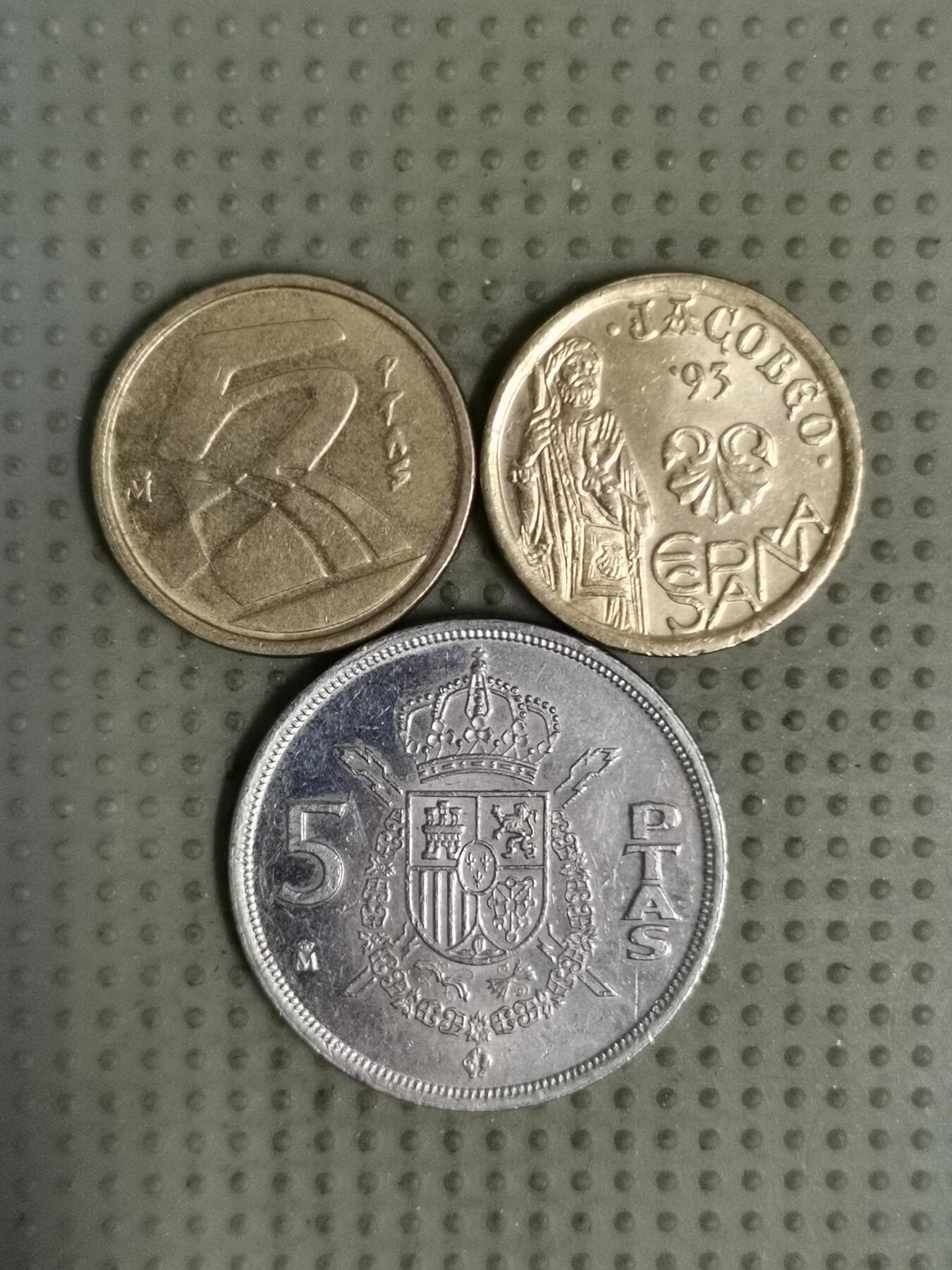 2025年第132场各国散币拍卖（总第132场） 西班牙5比塞塔3枚