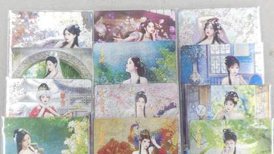 龙虎卡牌六六场 （无佣金，周六结拍，欢迎送拍） - 粗闪12张 红楼一梦 十二金钗艺术版一套