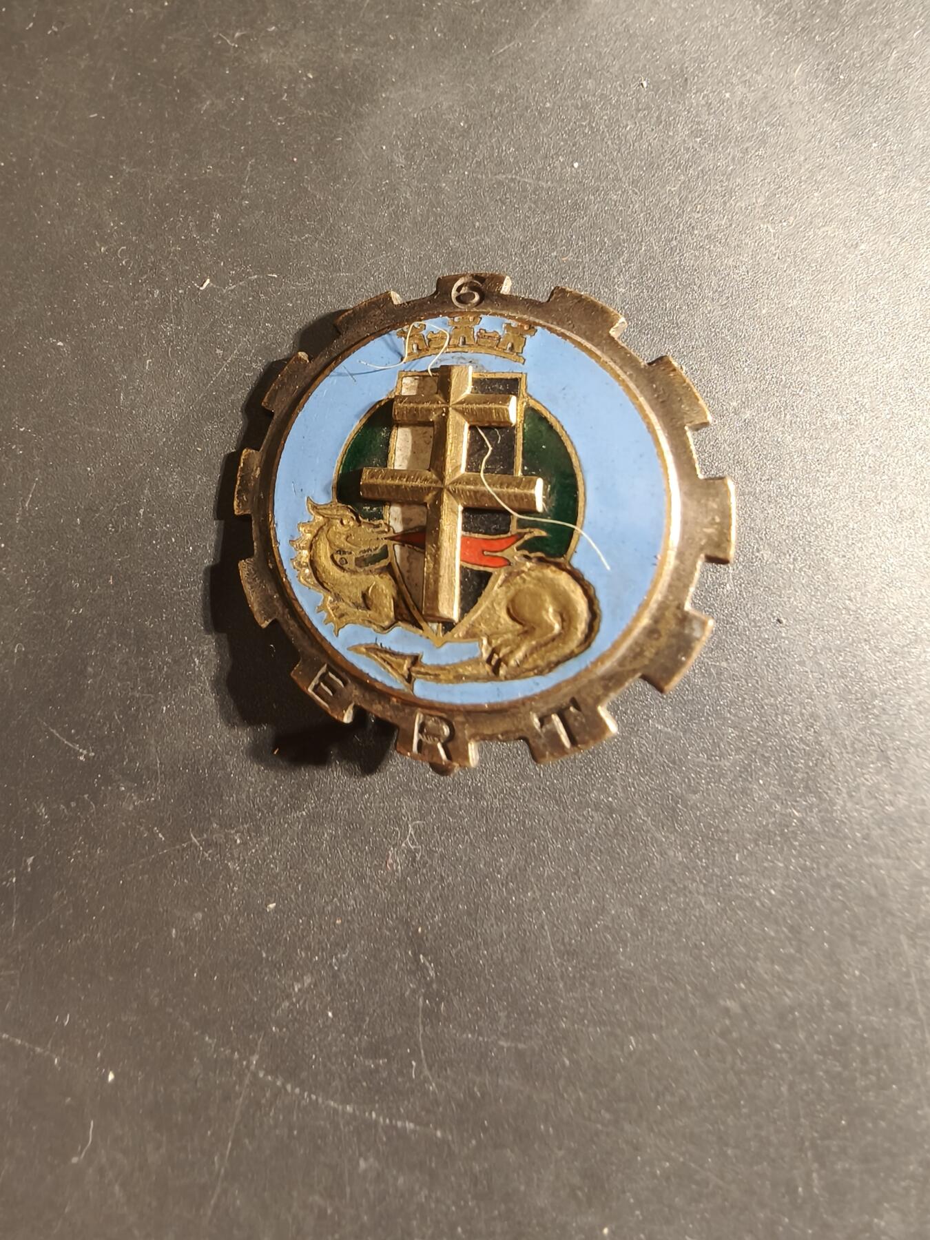 老王徽章第168期 法国第6铁路连证章