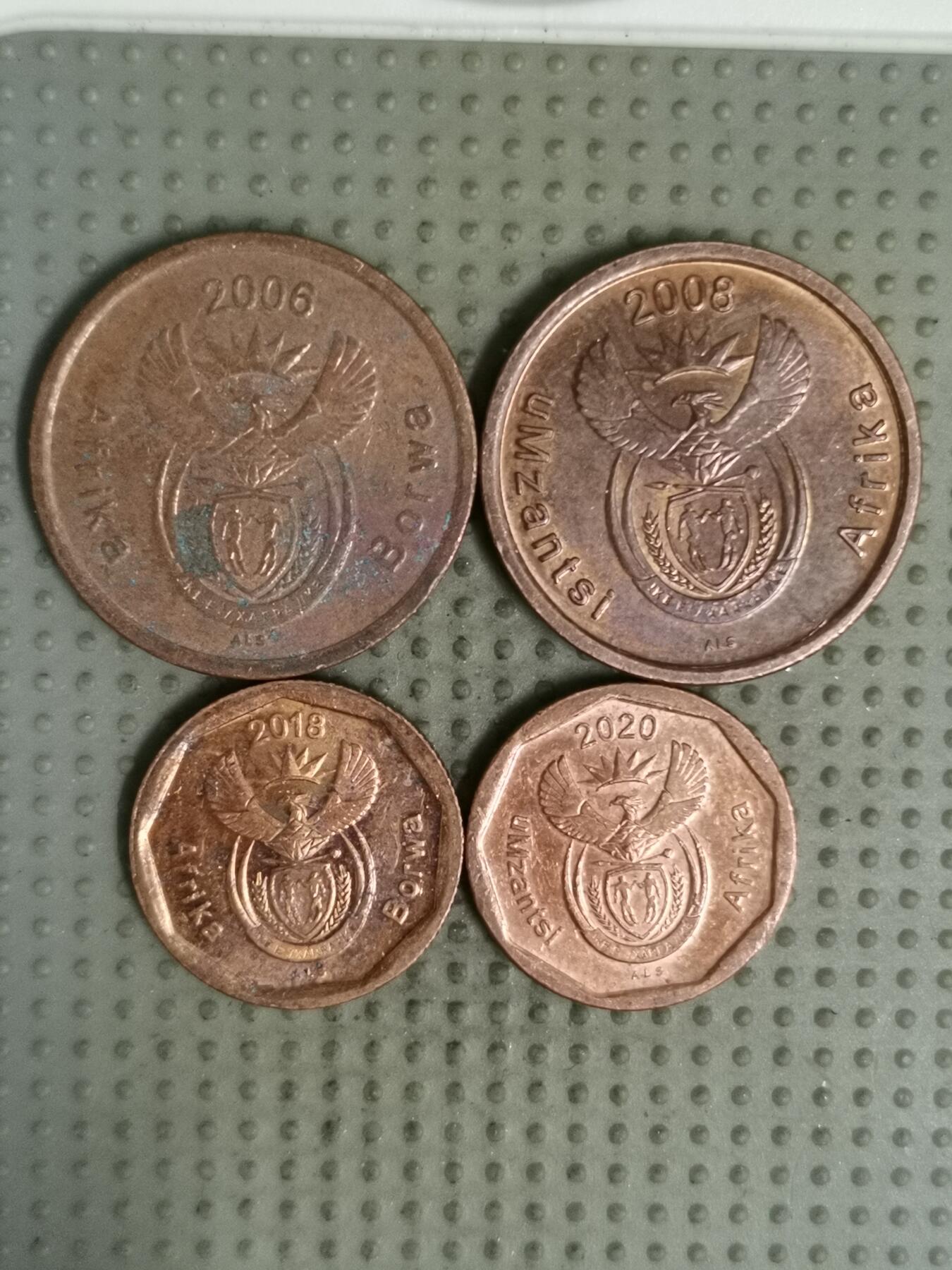 2025年第132场各国散币拍卖（总第132场） 南非4枚