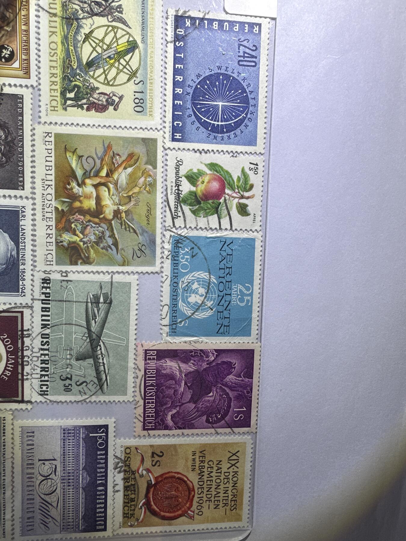 12.6邮票专场 奥地利信销散票16枚