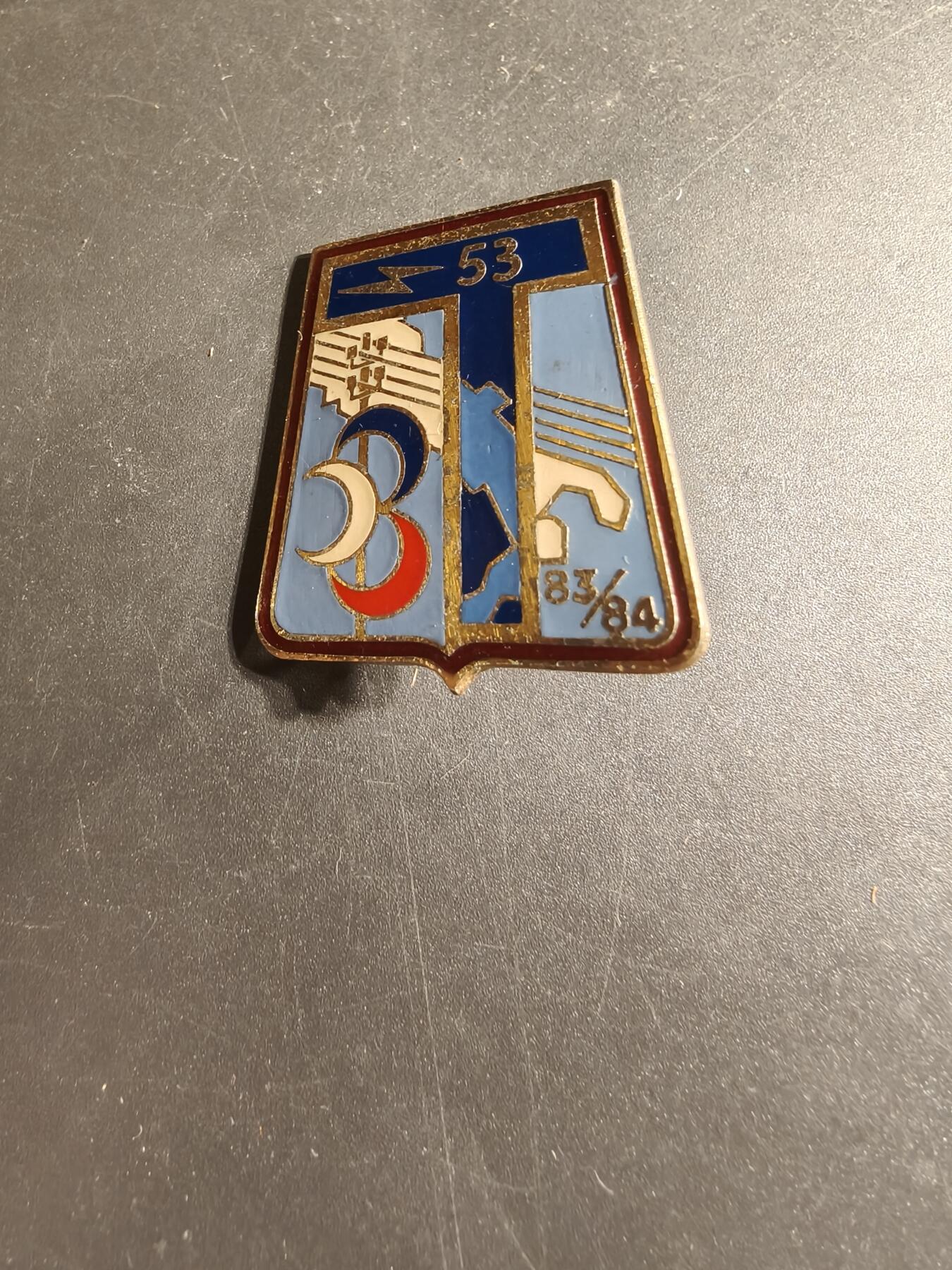 老王徽章第168期 法国第53通信团证章