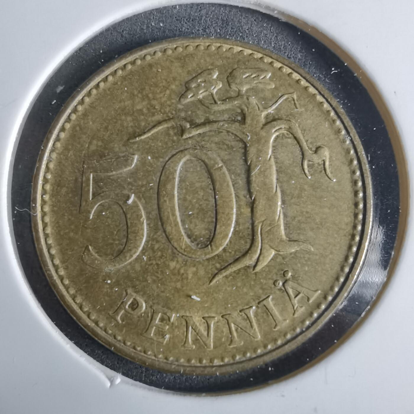 沼泽如烟--第921场 芬兰1985年50芬尼