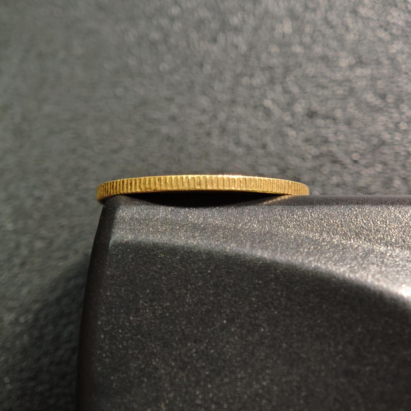 【德藏】世界币章拍卖第156期（拍品征集中~欢迎藏友联系） 1896年 英国索维林金币 917金 原味状态 直径约：21.9mm；重约：8g