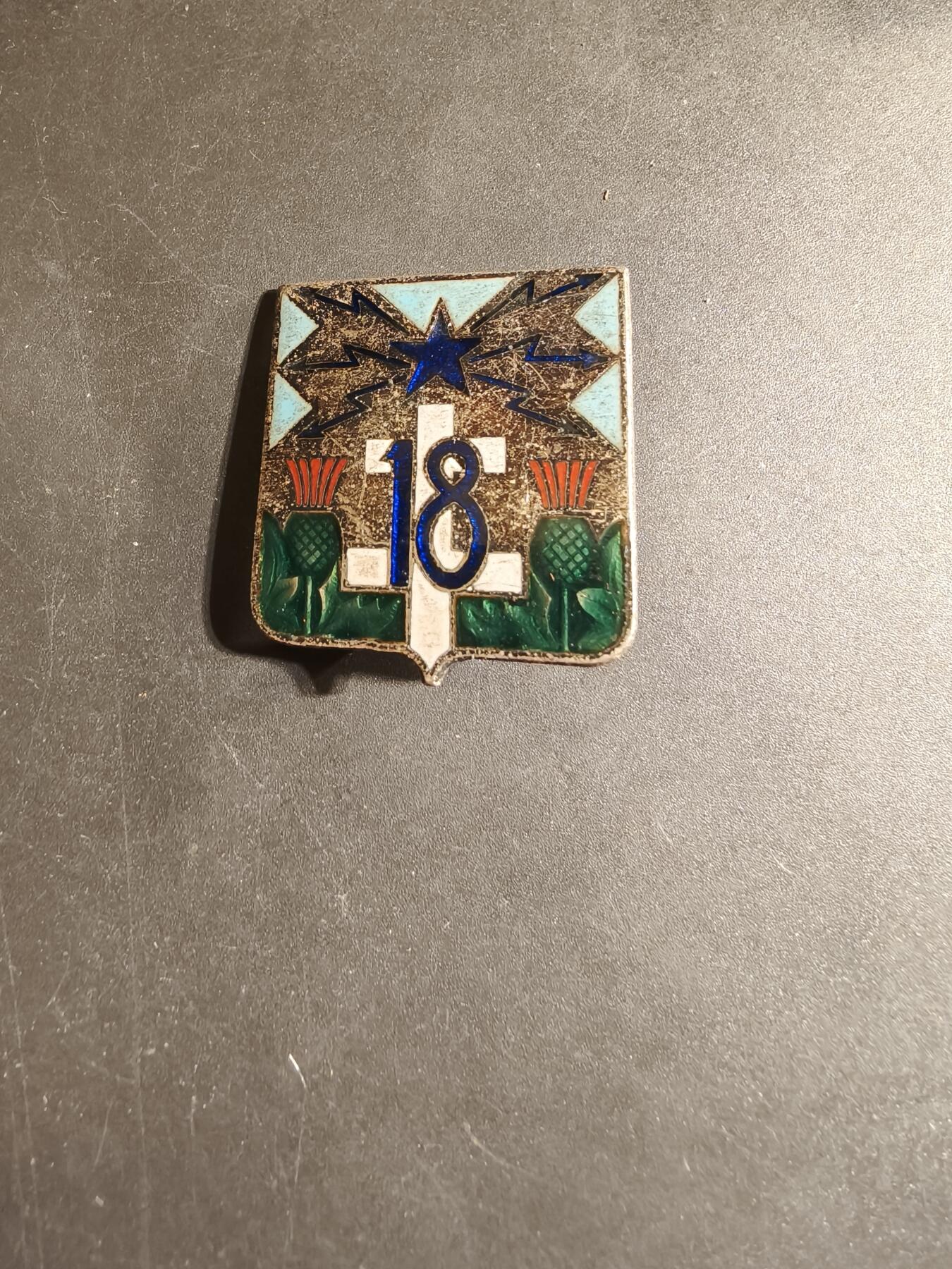 老王徽章第168期 法国第18通信团证章