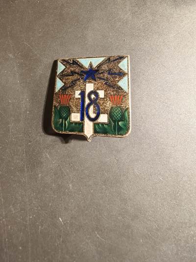 老王徽章第168期 - 法国第18通信团证章