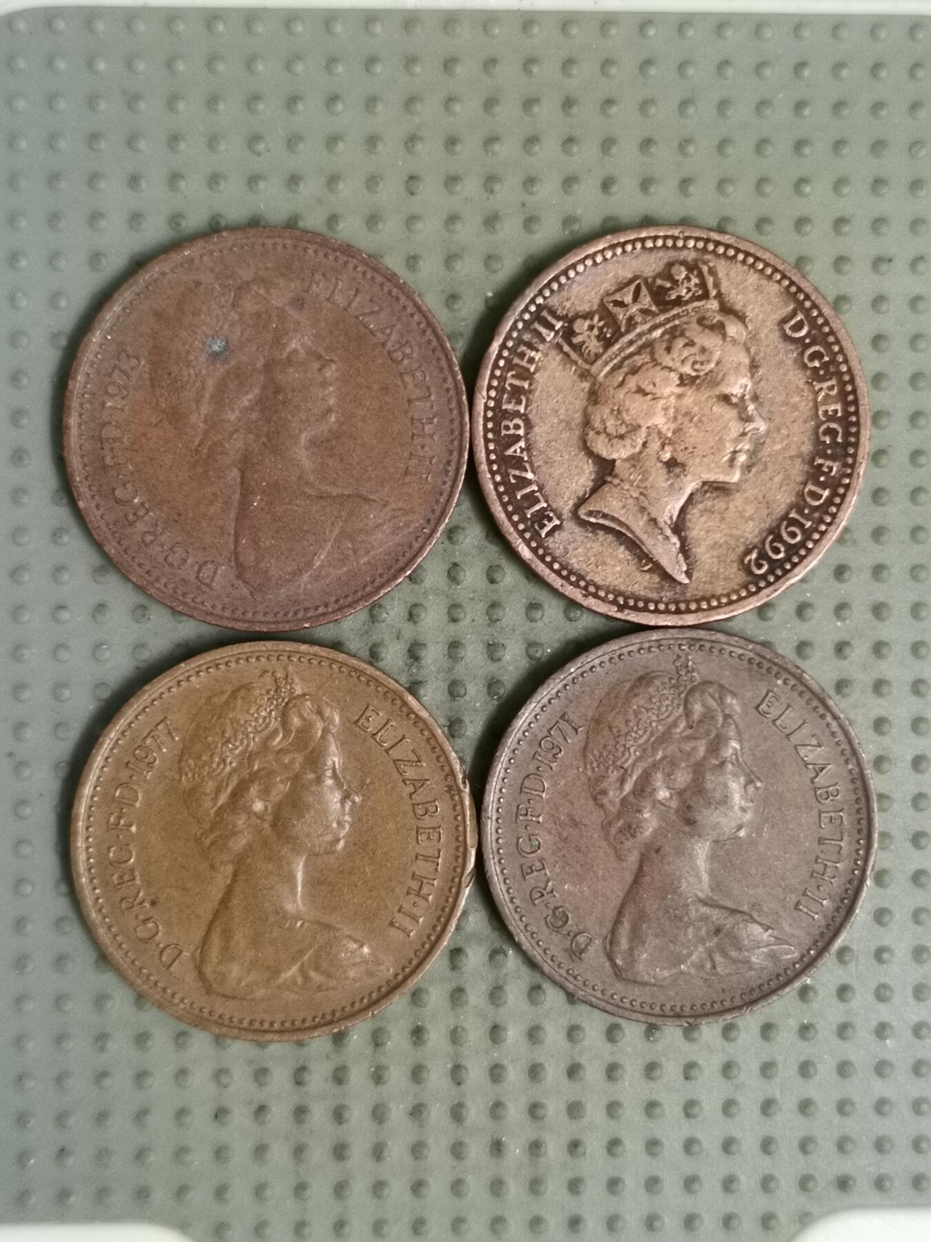 2025年第132场各国散币拍卖（总第132场） 英国1便士4枚