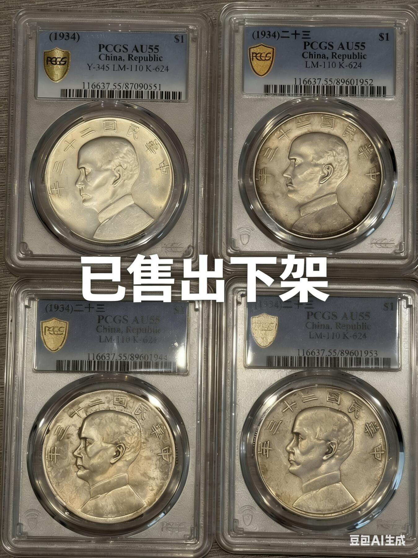 币然PCGS机制币专场第三场 已撤拍