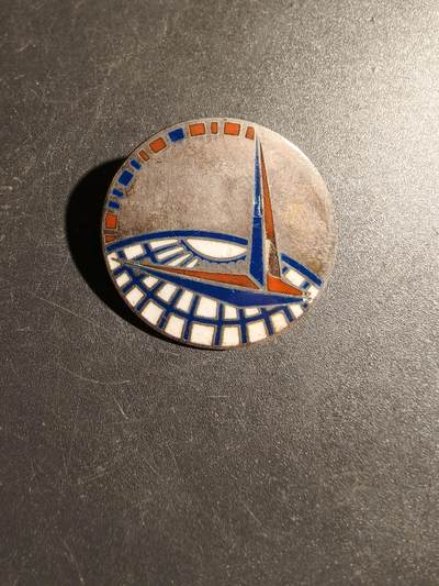 老王徽章第168期 - 美国二战运输司令部驼峰航线飞行员证章     横针版925银