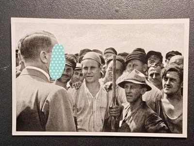 【德藏】世界币章拍卖第156期（拍品征集中~欢迎藏友联系） - 德国民族社会主义工人党早期大尺寸宣传张 尺寸约：120mm×80mm (原图请联系客服)