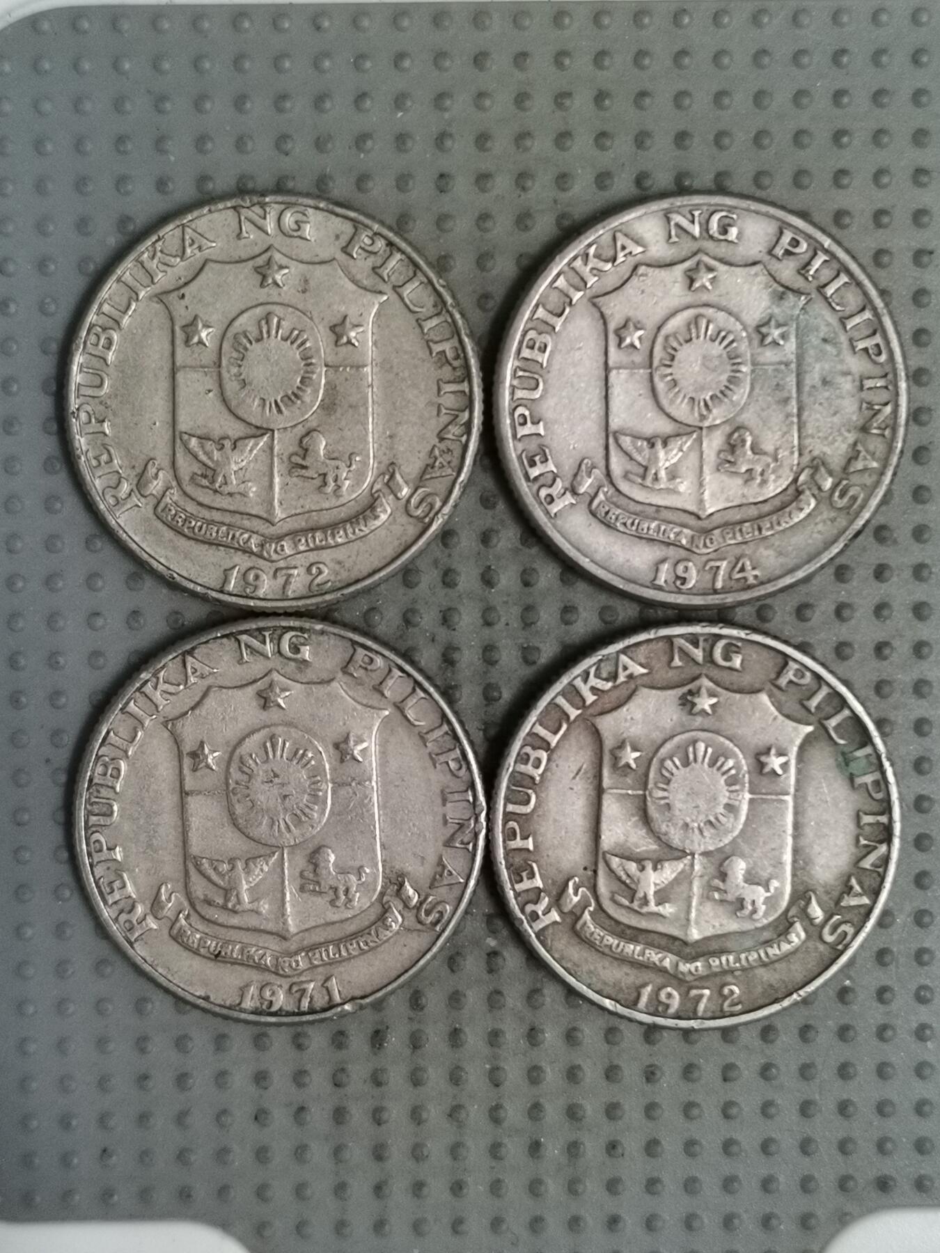 2025年第132场各国散币拍卖（总第132场） 菲律宾25分4枚