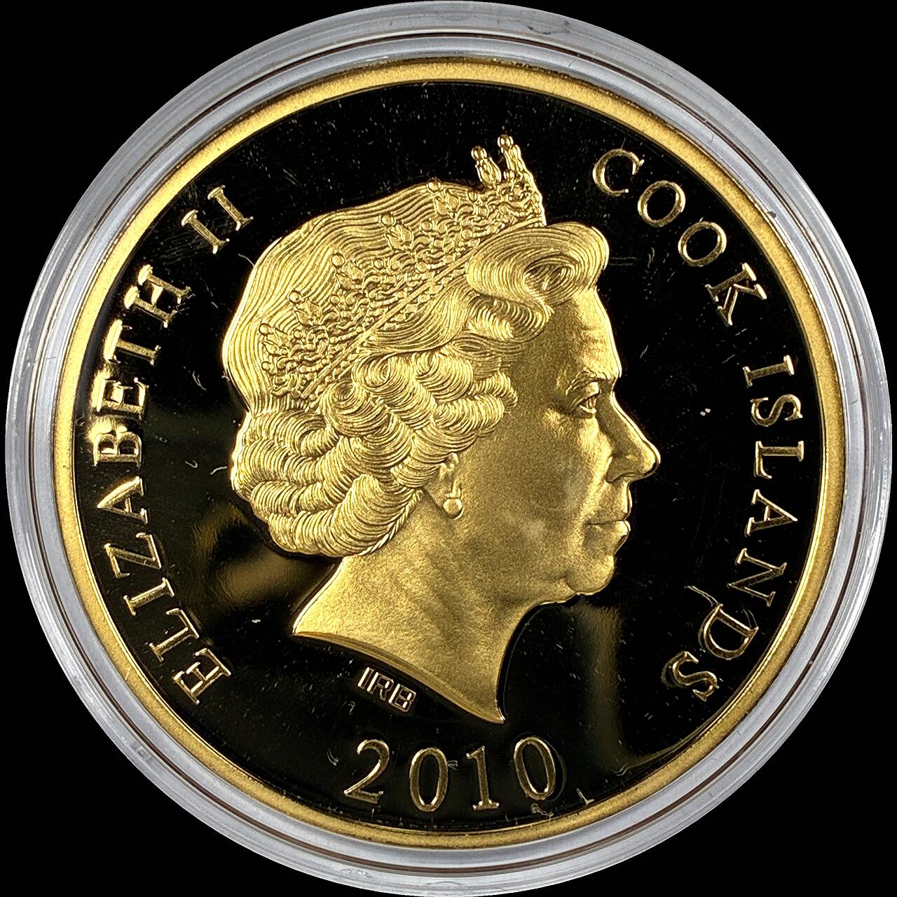 【雨安】【直播拍卖】【世界币章118期-裸币】2025-12-05 周五 19:30 保真 [现代裸币] Cook Island 库克群岛 1元 2010年 德国新天鹅堡