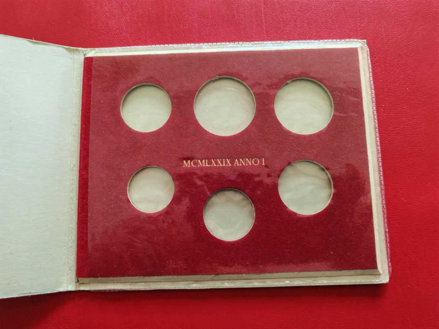 【云涧收藏】第八十二场 梵蒂冈1980年原装套币空册