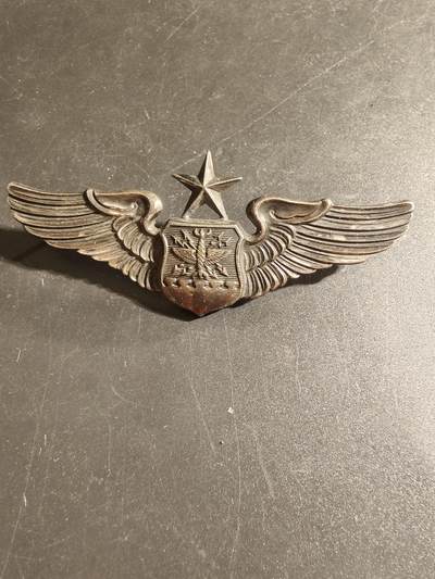 老王徽章第168期 - 美国空军空勤人员中级技能章     3英寸    带厂标