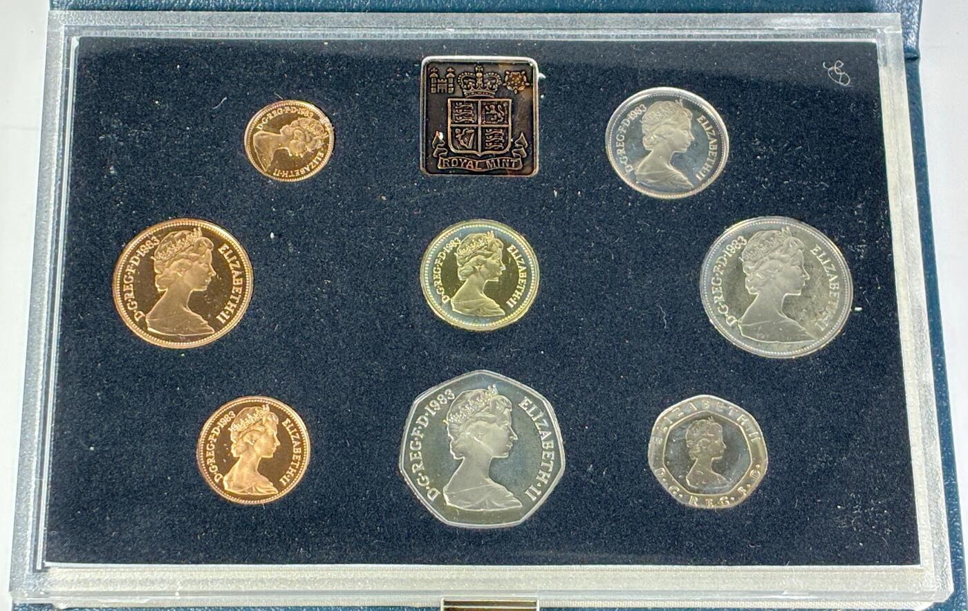 【雨安】【直播拍卖】【世界币章118期-裸币】2025-12-05 周五 19:30 保真 [现代套币] Great Britain 英国 套币 精制套币 1983年