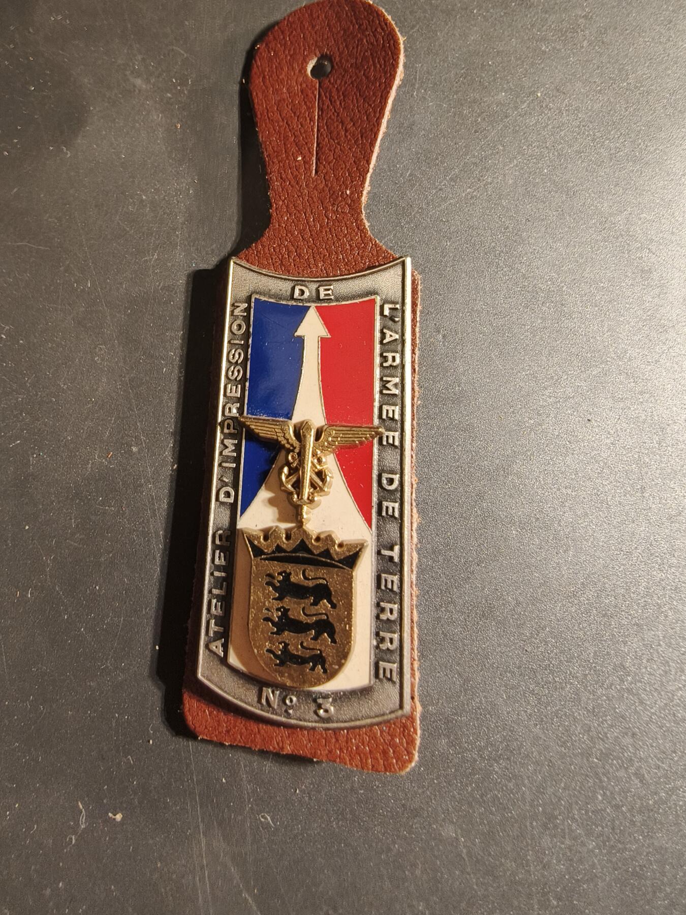 老王徽章第168期 法国陆军印刷厂证章