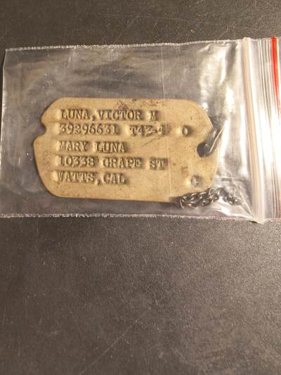 老王徽章第168期 - 美军狗牌    二战时期铜质版     基督徒