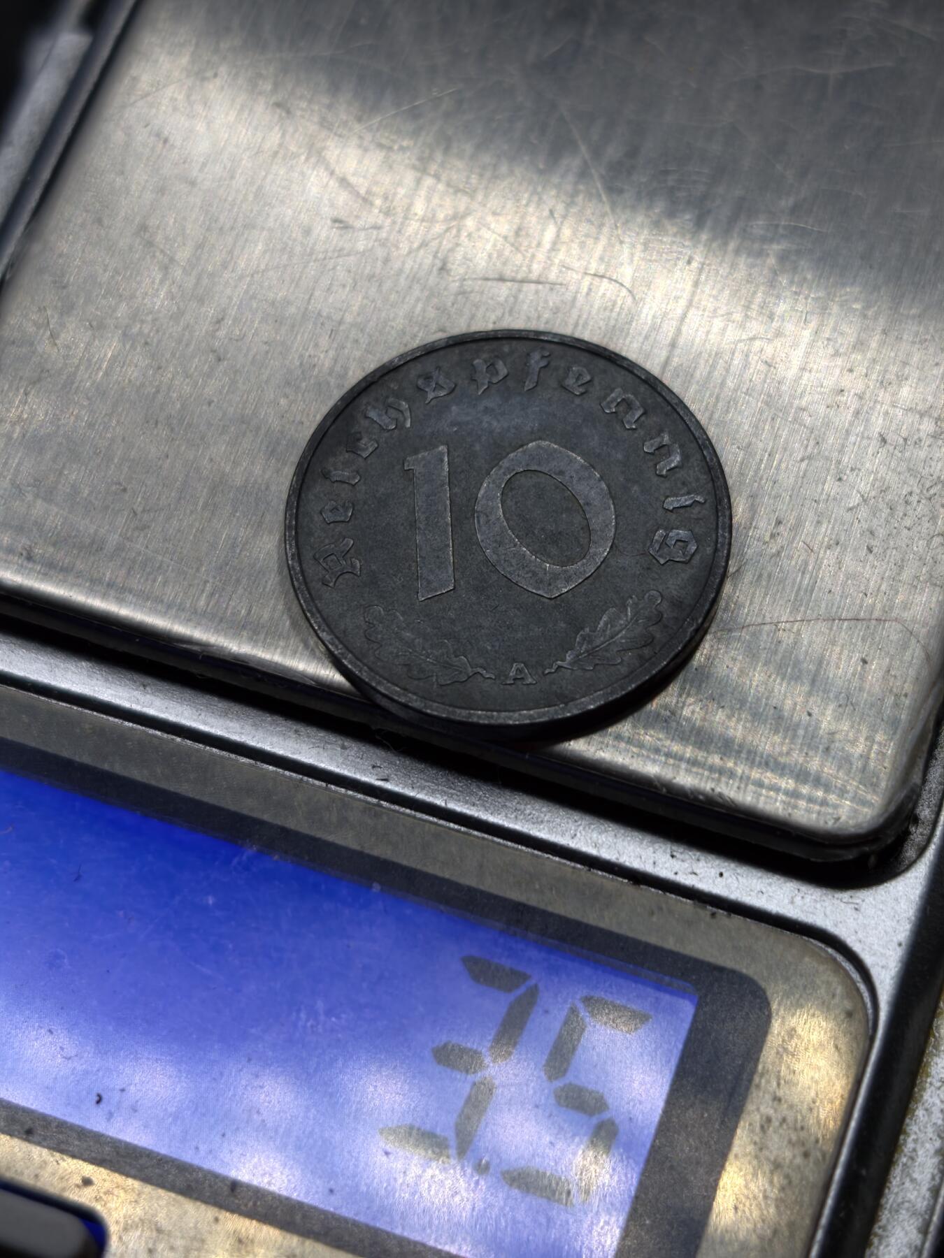 凯旋世界勋赏（第20期）（欢迎送拍）（对拍品有疑问请询问客服，不接受到手刀，出价默认拍品品相。请认真阅读拍卖规则！出价默认已认可！）（收到货请录制开箱视频，无视频概不处理问题。） 德三十芬尼硬币