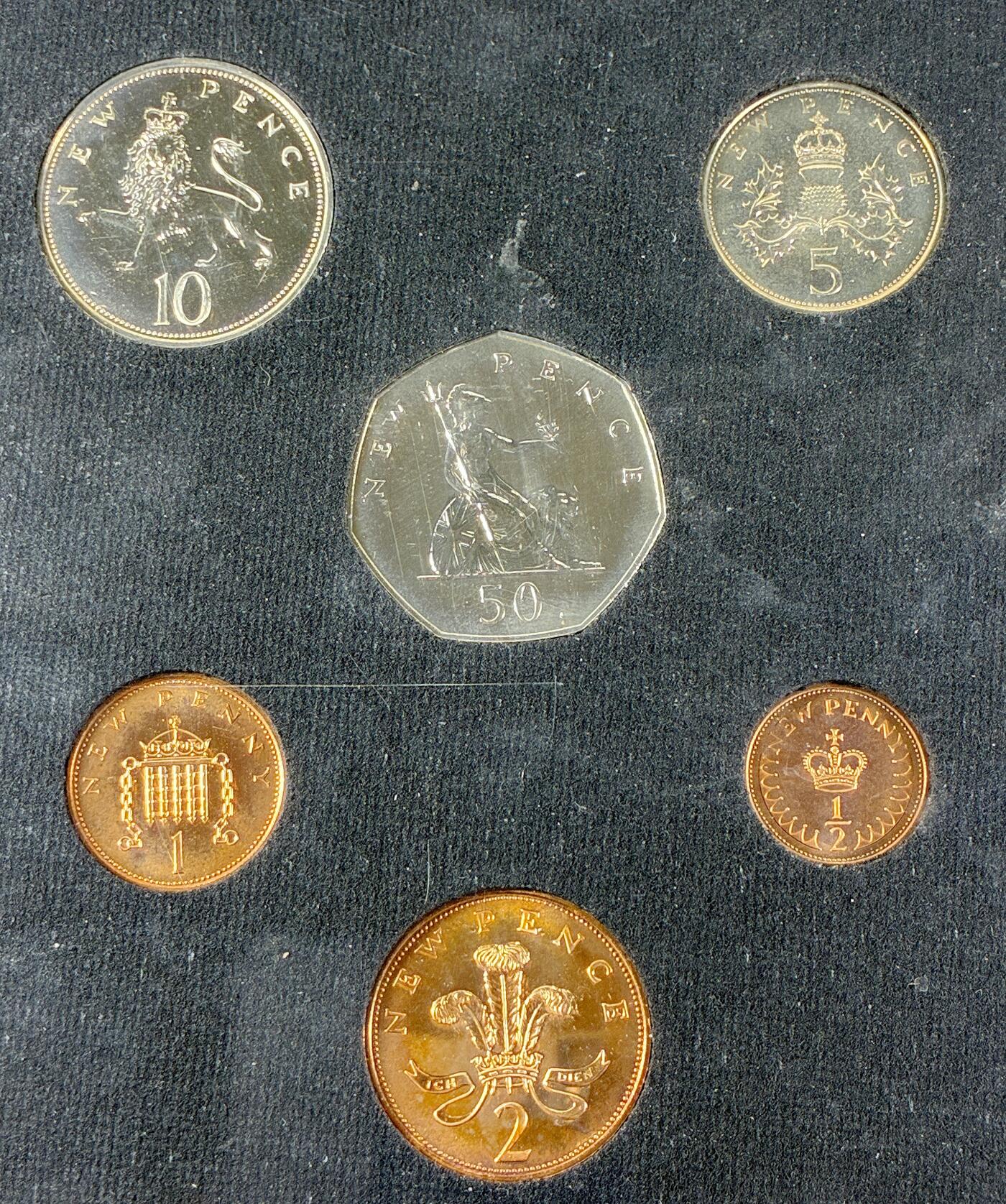 【雨安】【直播拍卖】【世界币章118期-裸币】2025-12-05 周五 19:30 保真 [现代套币] Great Britain 英国 套币 精制套币 1971年