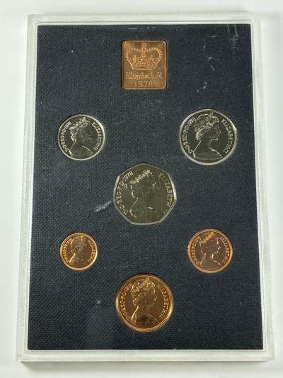 【雨安】【直播拍卖】【世界币章118期-裸币】2025-12-05 周五 19:30 保真 - [现代套币] Great Britain 英国 套币 精制套币 1978年