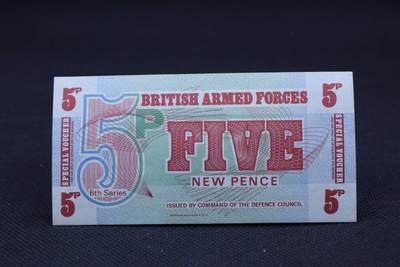 【淘币小摊】限时拍第八百二十拍  纸币场  满百包邮可预留两周  周一统一发货  -  英国5便士军票