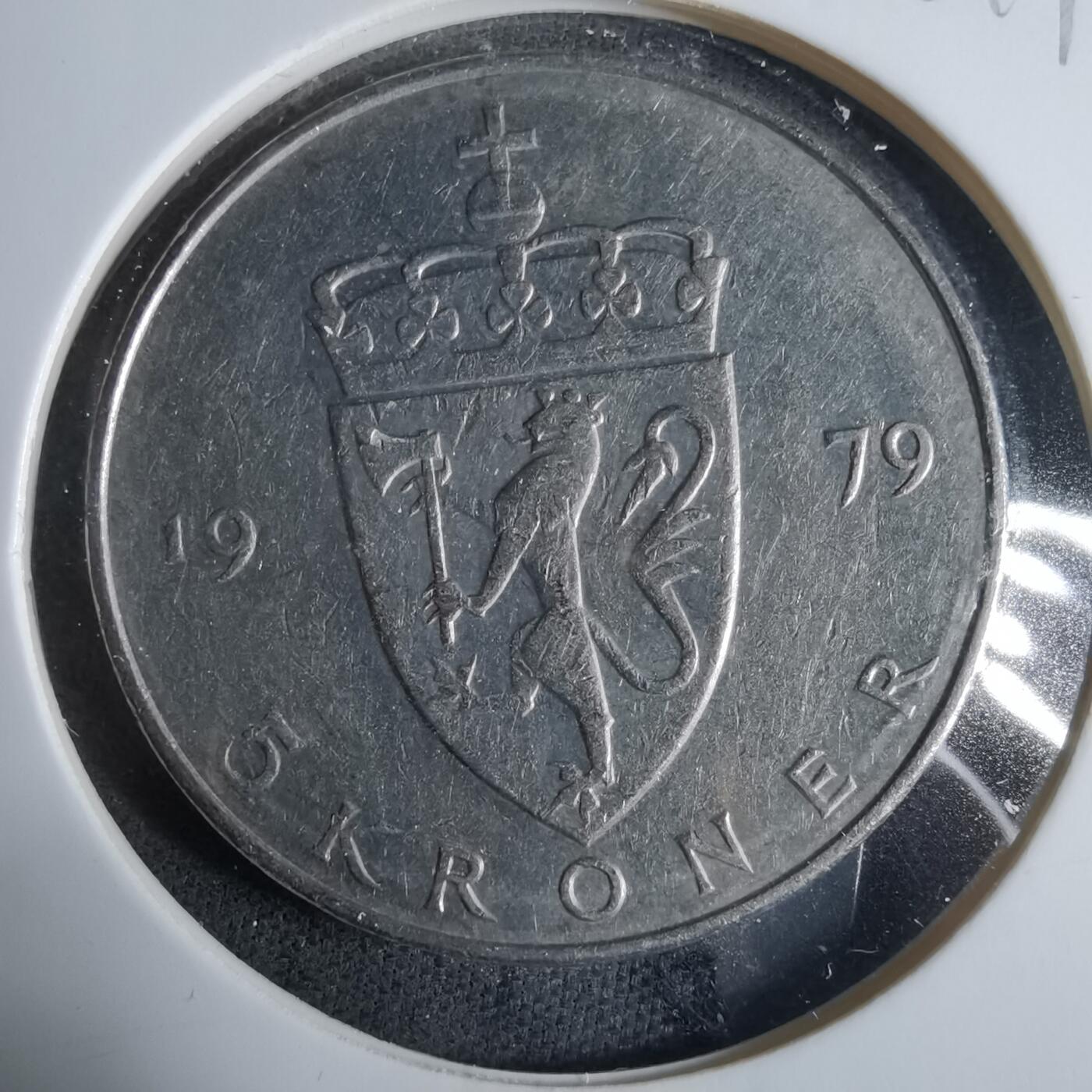 沼泽如烟--第921场 挪威1979年5克朗