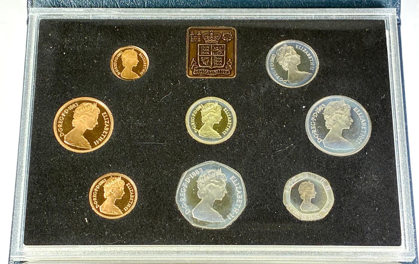 【雨安】【直播拍卖】【世界币章118期-裸币】2025-12-05 周五 19:30 保真 [现代套币] Great Britain 英国 套币 精制套币 1983年