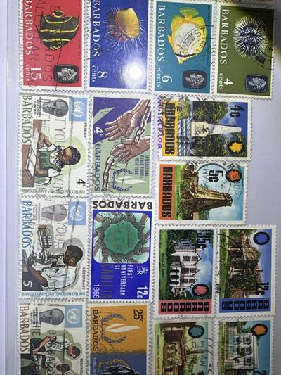 12.26邮票专场 巴巴多斯信销散票20枚