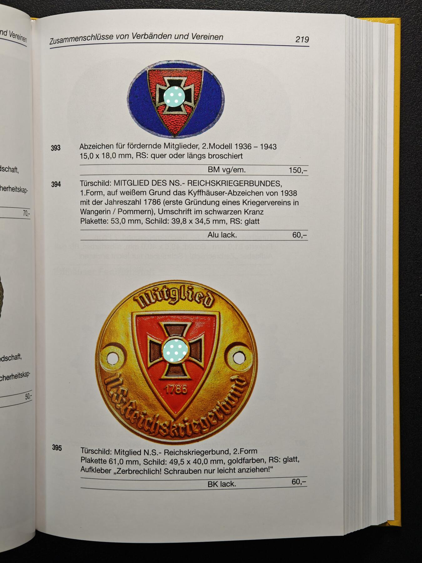 【德藏】世界币章拍卖第156期（拍品征集中~欢迎藏友联系） 全新 1800-1943 德国战争徽章奖章目录 硬壳精装 全彩铜板纸印刷 硬壳精装 全书约600+页