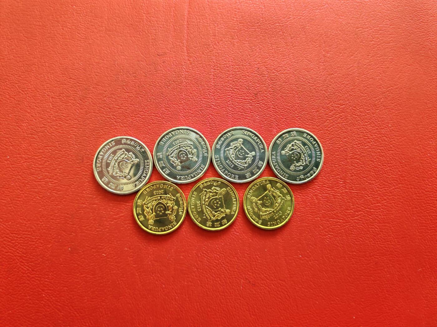 【云涧收藏】第八十二场 新加坡2013年卷拆5/10分7枚