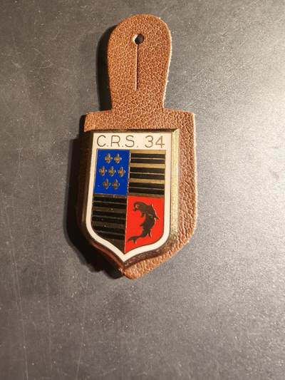 老王徽章第168期 - 法国国家警察特别机动部队34连证章