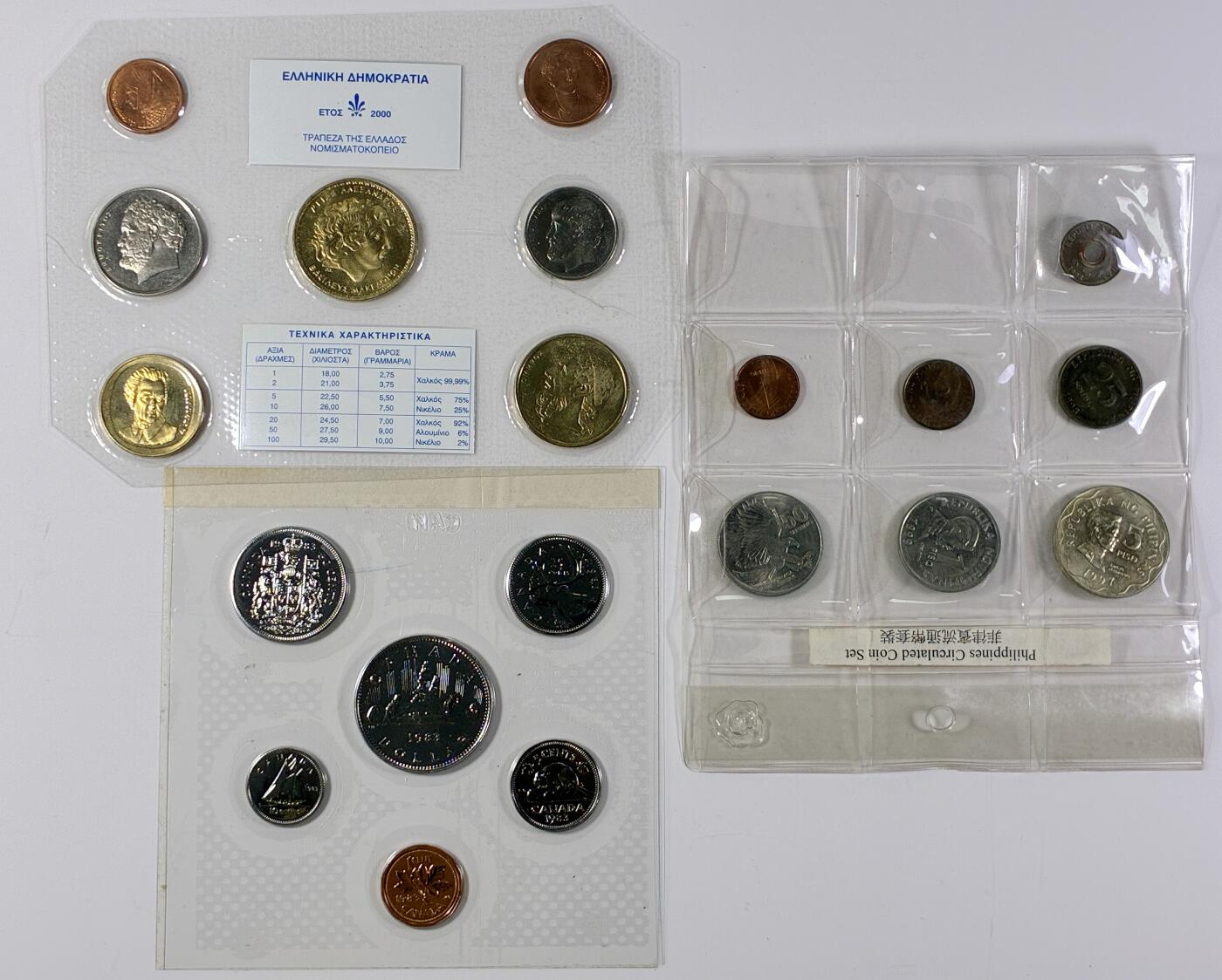 【雨安】【直播拍卖】【世界币章118期-裸币】2025-12-05 周五 19:30 保真 [现代套币] World 世界各国 套币 3套