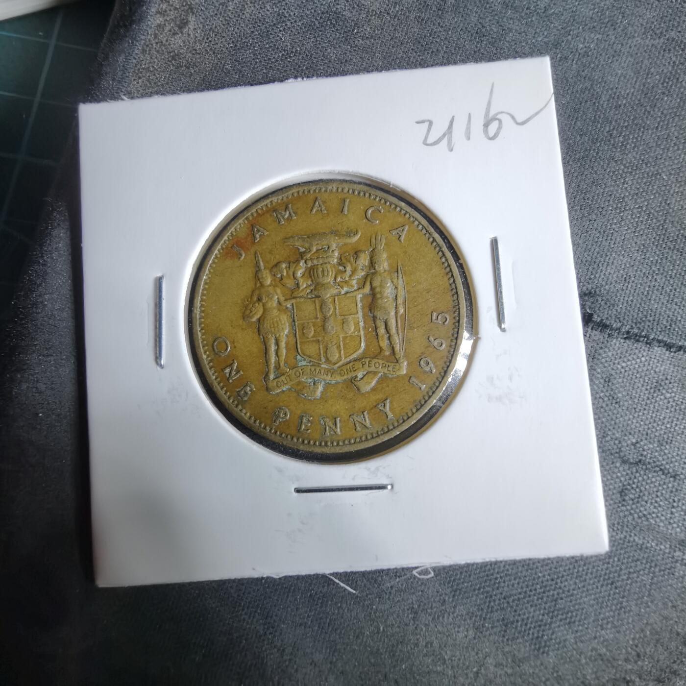 沼泽如烟--第921场 牙买加1965年1便士