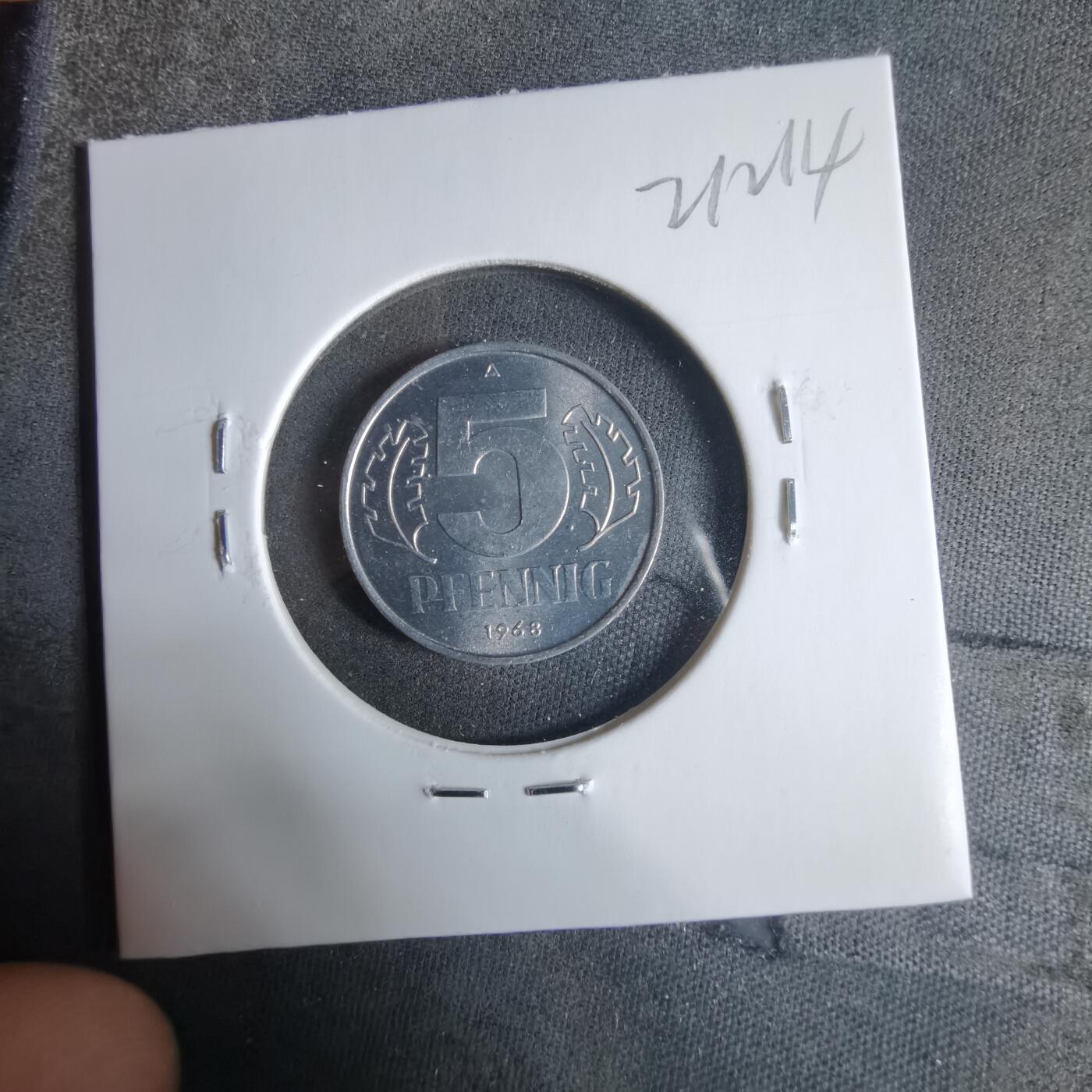 沼泽如烟--第921场 东德1968年5芬尼