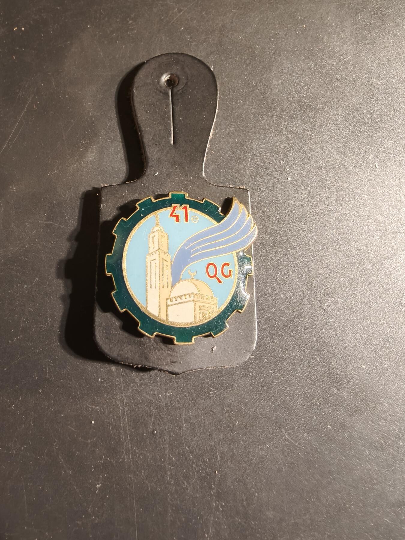 老王徽章第168期 法国第41铁路运输团司令部证章