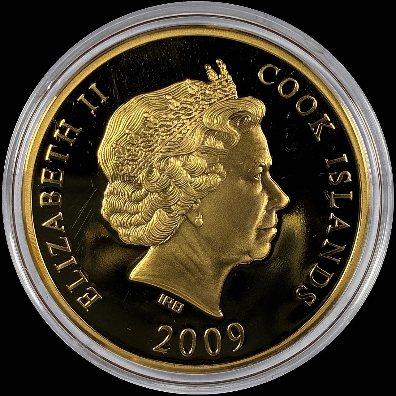 【雨安】【直播拍卖】【世界币章118期-裸币】2025-12-05 周五 19:30 保真 [现代裸币] Cook Island 库克群岛 1元 2010年 德国森珀歌剧院