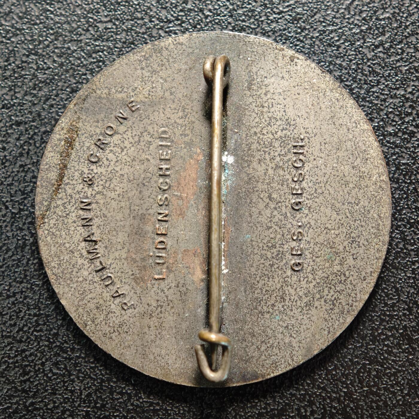 【德藏】世界币章拍卖第156期（拍品征集中~欢迎藏友联系） 1934年 德国民族社会主义工人党党首像章纪念铜章  评级参考目录编号C-211 直径约：35.6mm；重约：14.3g（原图请联系客服）