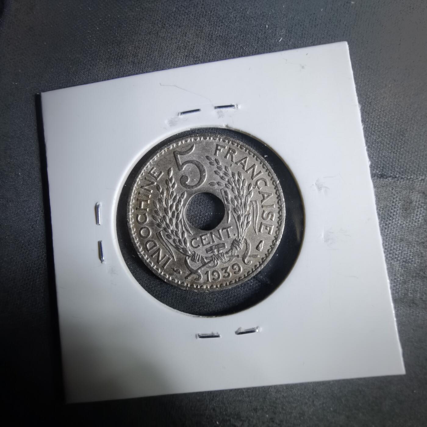 沼泽如烟--第921场 法属印度支那1939年五分