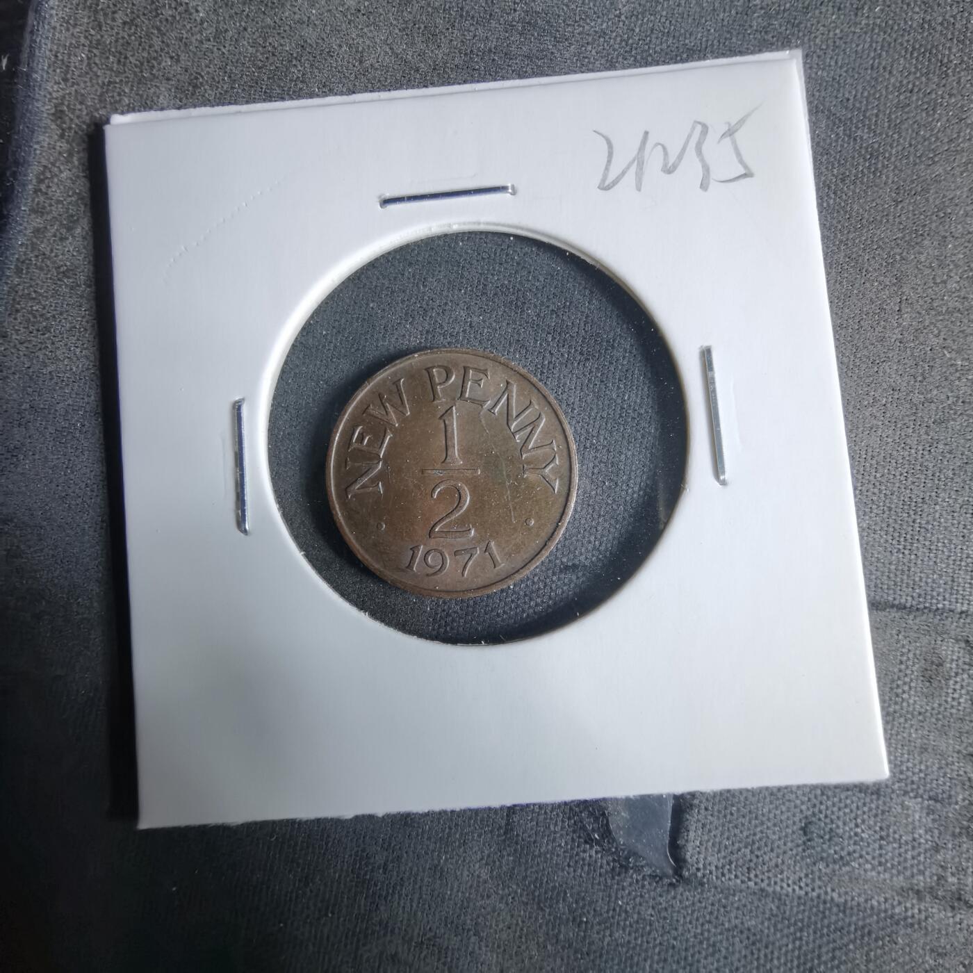 沼泽如烟--第921场 根西1971年半便士