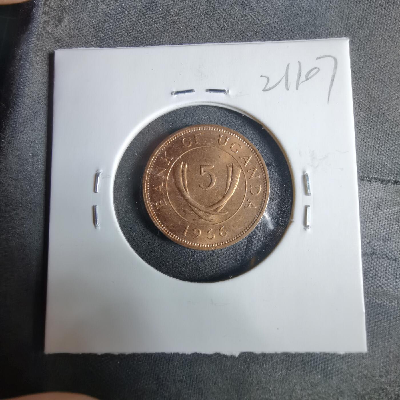 沼泽如烟--第921场 乌干达1966年五分